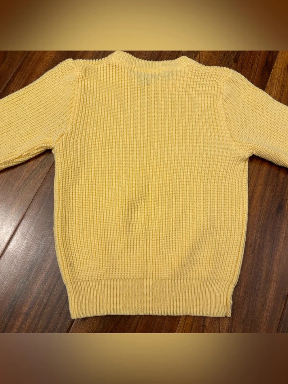 Osh Kosh B’Gosh vintage light yellow knit crewneck sweater